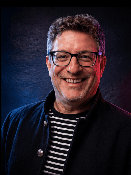 Scott Zumberg (DJ Zumby) in studio lighting